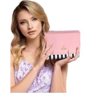 Matein Pink Black White Jewelry Bag New